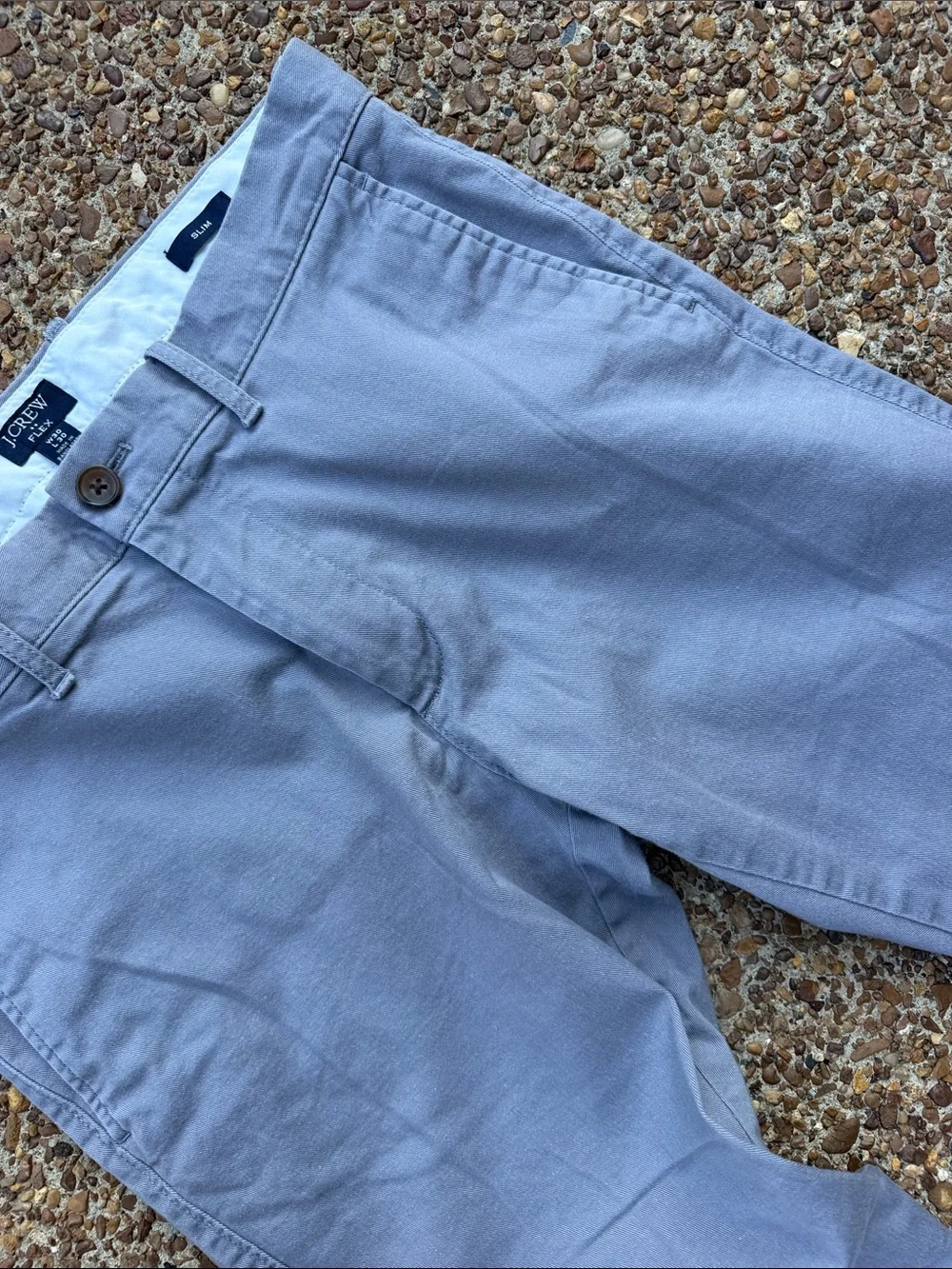 J. Crew Light GREY Men's Stretch FLEX W30 L30 Chinos